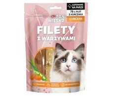 Kačių Priedas - PAN MIĘSKO Vištienos Filė su Daržovėmis Be Grūdų 100g