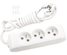 Panasonic 3GN PLATINIMAS SU/U KONTAKTINIAIS KONTAKTAIS 1,5M Baltas