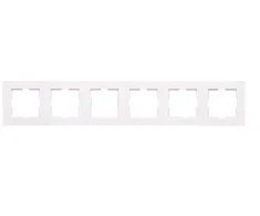 Panasonic 90960265 Karre Ramka 6-Krotna, Kolor Baltas / 90960265