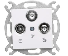 Panasonic 90963653 Karre Lizdas Tv-2xsat, Kolor Baltas / 90963653
