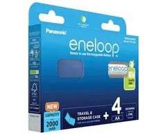 PANASONIC ENELOOP AA 2000mAh 4 vnt. + dėklas