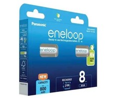 PANASONIC ENELOOP AAA 800 mAh 8 vnt.