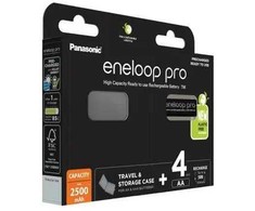 PANASONIC ENELOOP PRO AA 2500mAh 4 vnt. + dėžutė