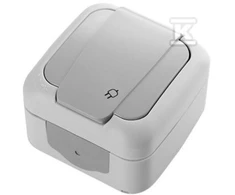 Panasonic GN.1-KR. Z/U KLAPKA IP54 PILKA PALMIYE