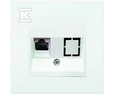 Panasonic GN.1-KR.RJ45 CAT.5E KARRE Baltas