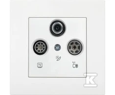 Panasonic GN.TV-SAT-Radijas KOŃCOWE KARRE Baltas