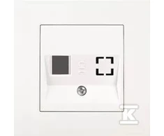 Panasonic Viko KARRE Priekinė plokštė su griaučių rėmeliu keyston lizdams (90967115)