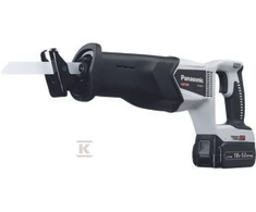 Rinkinys PANASONIC Piła szablasta Lisica 18V su 2 x 18V 5.0Ah + kroviklis, su Systainer (14.4V współpracująca)