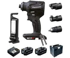 Panasonic GRĘŽTAS-VARŽTAS 18V, 2X 8V/5,0 AH Įkrovimas+LA