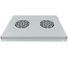 Alantec Stogo ventiliacijos skydas, 2 ventiliatoriai, 600x600 spintoms, pilkos spalvos (SA-FR-2-600-600-S)