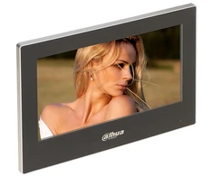 Dahua IP domofono monitorius 7 colių, PoE, veikia tik SIP protokolu, juodas VTH2621GP