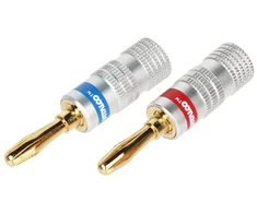 BAN-PLUG-HQ BANANA PLUG PAIR RAUDONA + MĖLYNA VITALCO