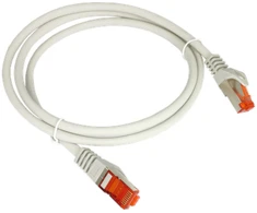 Komutacinis laidas F/UTP cat.5e PVC 0.25m pilka ALANTEC