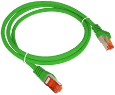Patch-cord S/FTP kat.6A LSOH 0.25m žalia ALANTEC