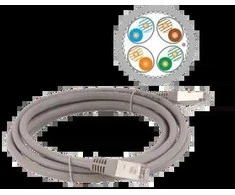 Patch-cord S/FTP kat.6A LSOH 0.5m pilka ALANTEC