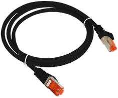 Patch-cord S/FTP kat.6A LSOH 2.0m juoda ALANTEC