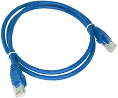 Patch-cord U/UTP kat.6 PVC 5.0m mėlyna ALANTEC