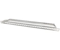 Alantec Patch panel 0.5U 19" 24x slot keystone Sidabrinė (PK045)
