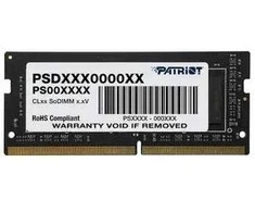 RAM Patriot Memory Signature PSD48G24002S memory module 8 GB 1 x 8 GB DDR4 2400 MHz