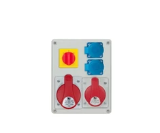 Pawbol 1x32A / 5P 1x16A / 5P 2x250V, extr. L/P IP44 (B.1095W)