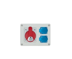 Pawbol Fiksuotas skirstomasis skydas R- BOX 190 1x32A / 5P 2x250V IP44 (B.1603)