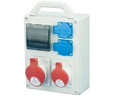 Pawbol R- BOX 240R 4S 1x32A / 5P 1x16A / 5P 2x250V, tuščias IP44 langas (B.1701R)