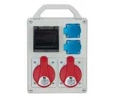 Pawbol R- BOX 240R 4S 2x32A / 5P 2x250V, tuščia IP44 B.1703 R langas