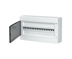 Pawbol C.1318-P Ant paviršiaus montuojami plastikiniai moduliniai skirstomieji įrenginiai 1x18 IP40 C.1318-P