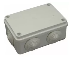 Stačiakampė skirstomoji dėžutė IP55 Pawbol 120x80x50mm pilka
