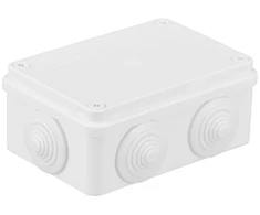 Pawbol S-BOX 206B Hermetiška dėžė 120x80x50 6 IP55 riebokšliai balta S-BOX 206B