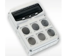 PCE 15851606 FLEX 16-S6 IP66/67 statybiniai skirstomieji skydai su 6 lizdais 15851606