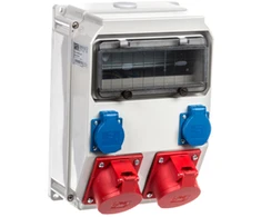 PCE 9036212W Pastato skirstomoji plokštė ADAMÓW 2X5P 32A 2xGS IP44 9036212W