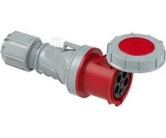 PCE Ilgintuvas CEE 5P 63A 380V H6 IP44 raudonas