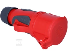 Pce SWITCH OUTLET 32A/5P/400V GRIP IP44