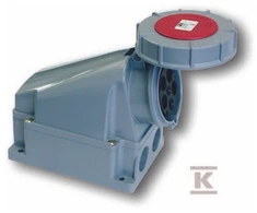 Elteco PCE „Power Twist“ fiksuotas lizdas 63A 400V 3P+N+Z be droselio