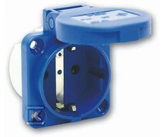 Pce GN.TAB.1F 16A/3P/230V SCHUKO IP54
