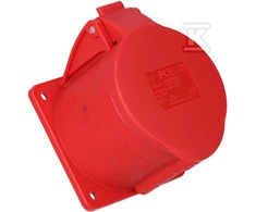 Pce TIESIAUSI PLOKŠTĖS LIZDAS 32A/5P/400V IP44