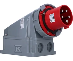PCE Imtuvo kištukas (fiksuotas) 63A 3P+Z+N 400V IP67