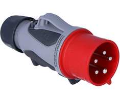 Pce FAZIŲ KEITIMO KIŠTUKAS 32A/5P/400V GRIP TT IP44
