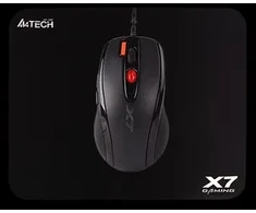 Pelė A4Tech X-Game X-7120 A4TMYS46028 (optinė; 3000 DPI; spalva juoda)