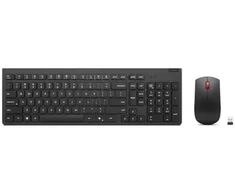 Lenovo 4X31R64457 klaviatūra Dołączona myszka Biuro RF belaidė Belgijski, Angielski Juodas