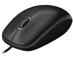 Pelė Logitech B100 910-003357 (optinė; 800 DPI; spalva juoda)