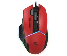 A4tech Bloody W95 Max USB sportinė raudona kompiuterinė pelė