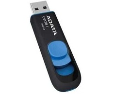 USB atmintinė ADATA UV128 AUV128-32G-RBE (32 GB; USB 3.0; juoda)