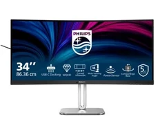 Philips 5000 serijos 34B2U5600C/00 kompiuterio monitorius 86,4 cm (34") 3440 x 1440 px Dual QHD LCD pilkas