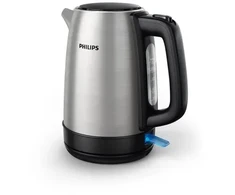 Philips „Daily Collection“ metalinis virdulys, 1,7 l – spyruoklinis dangtelis ir indikatorius