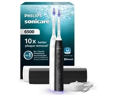 Philips HX7419/01 elektrinis šepetėlis Suaugusiesiems Soninis dantų šepetėlis Juodas, Baltas