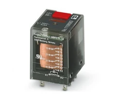 Phoenix Contact 1032526 Pramoninė relė 2P 12A AgNi 24V DC ECOR-2 lizdui, REL-IR-BL/L- 24DC/2X21 /10 vnt./