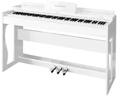 Kruger &amp; Matz Pianino KrugerMatz KMDP-135 skaitmeninis pianinas, blizgiai baltas