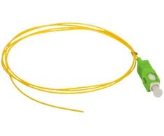 „Alantec Pigtail SM 1J 9/125“ (G.657.A1) SC/APC jungtis, 2 m ilgio, „EASY STRIP“ – mažiausias galimas lenkimo spindulys (FOI-SCA-9SM-2-G657A)